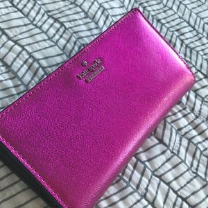 Kate Spade Shimmer Pink Wallet